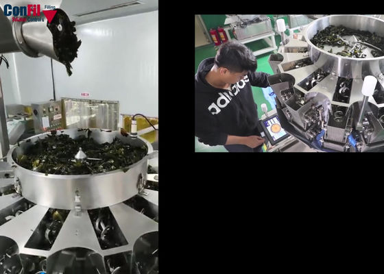 Weigher Multihead веся машины Multihead для продукта моря машины завалки келпа морепродуктов водоустойчивого