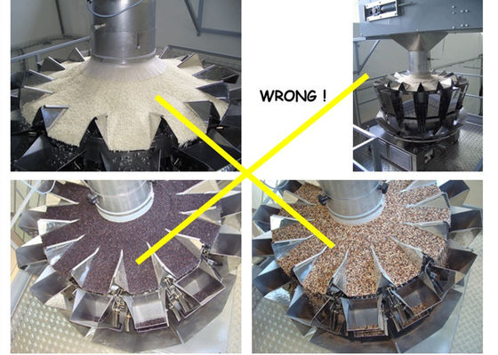 Weigher Multihead веся машины Multihead 5000 граммов для кускус