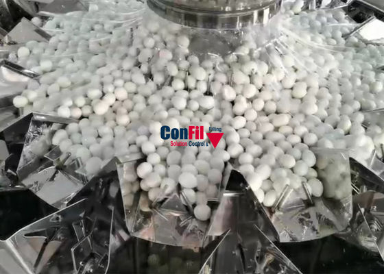 Weigher Multihead веся машины Multihead для машины хрупкой еды яйца триперсток водоустойчивой заполняя