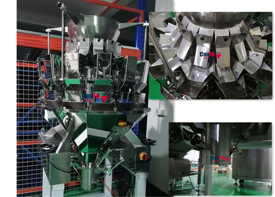 Weigher Multihead веся машины Multihead для хлопьев зерен Corns делает машину водостойким завалки