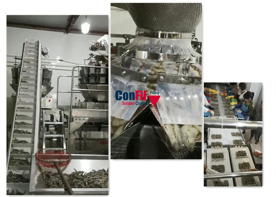 Weigher Multihead веся машины Multihead для машины завалки водоустойчивого SUS316 креветки креветки морепродуктов