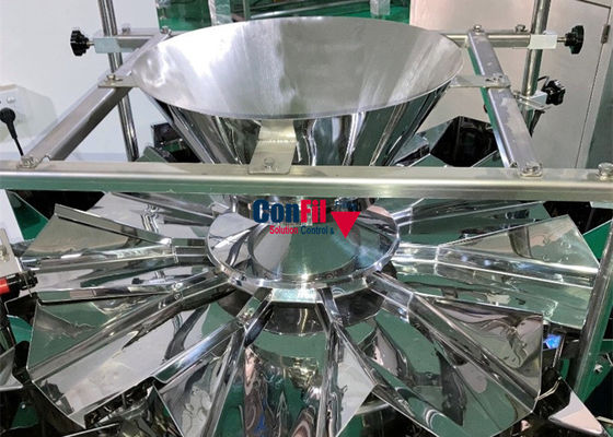 Отполированный поверхностный Weigher SUS304 автоматический Multihead с двойным щитком