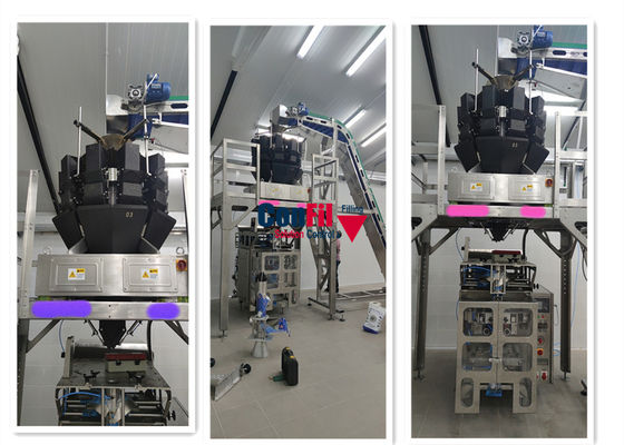 Машина завалки Weigher Weigher 14 Multihead продуктов сыра автоматические главная