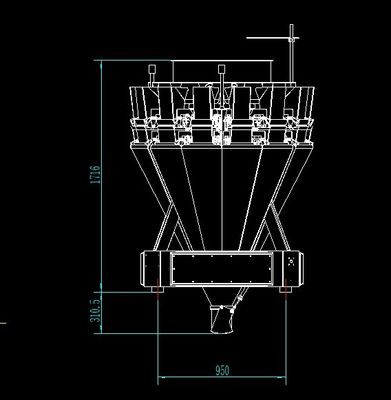Weigher Weigher 14 5000gram автоматические Multihead главный