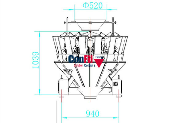 голова Weigher 14 2000gram автоматическая Multihead