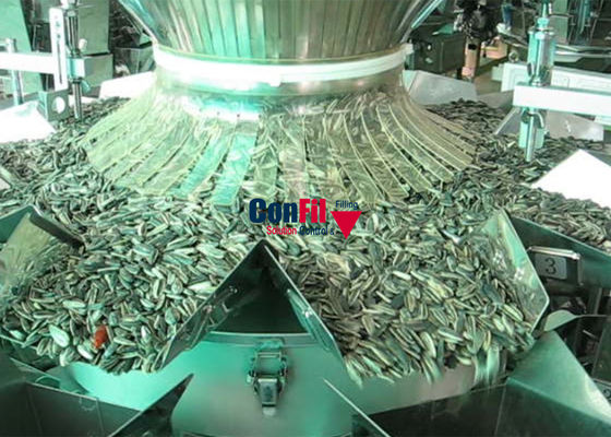 Машина упаковки Weigher 10 главная Multihead для арахисов семян цветка Солнца