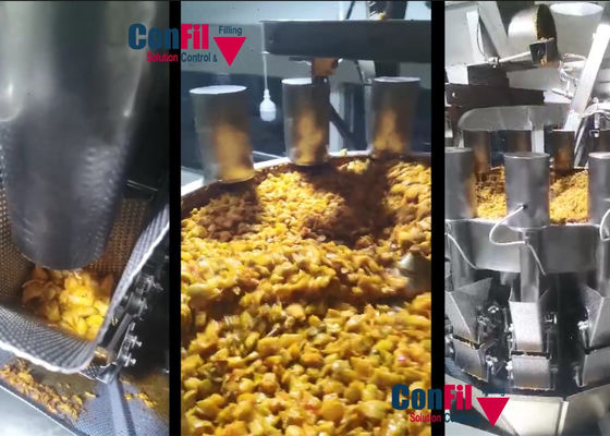 Машина упаковки вакуума CE роторная для Marinated соленьями плодов овощей