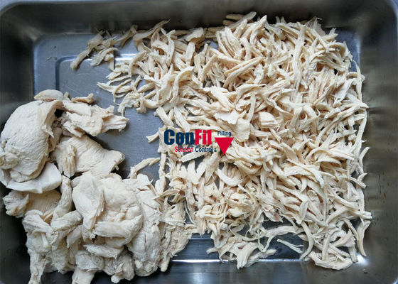 Shredded машина упаковки филе цыпленка автоматическая веся 1000 граммов