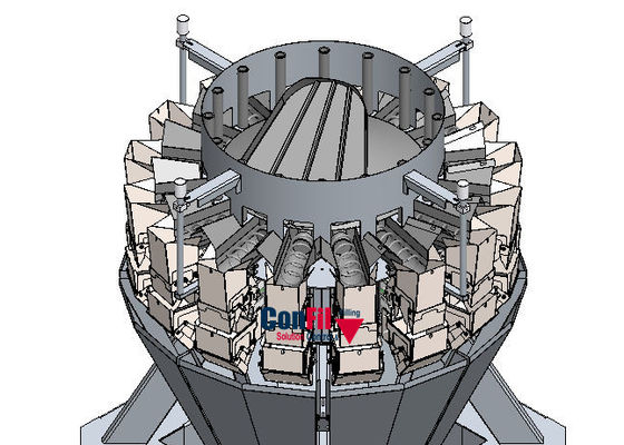 Weigher Multihead веся машины Multihead для Weigher завалки салата Shap лист салата овоща