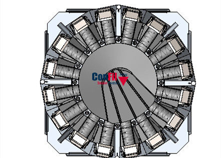 Weigher Multihead веся машины Multihead для Weigher завалки салата Shap лист салата овоща