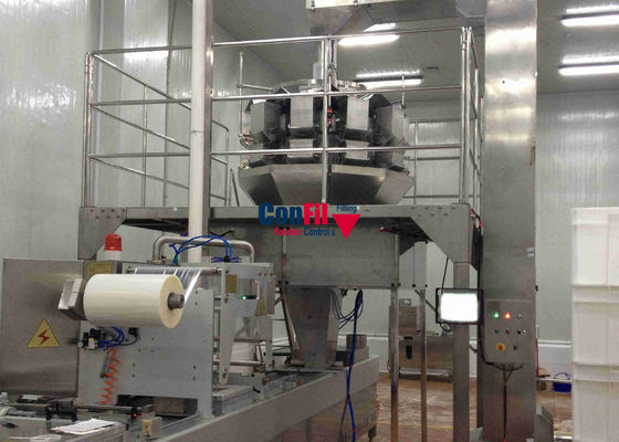 Машина упаковки Weigher Multihead для линии упаковки упаковки замороженных продуктов картофельной оладь ROMA Thermoforming