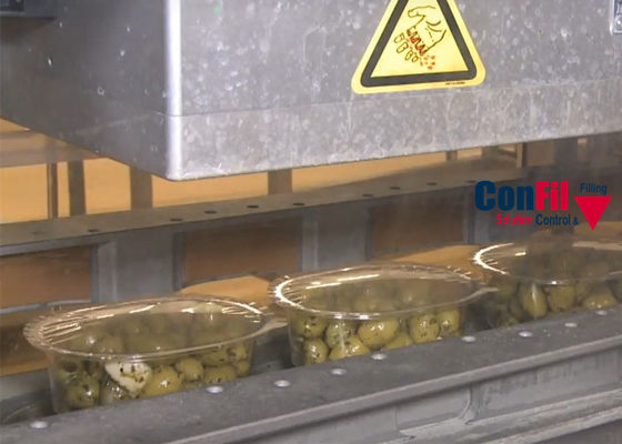 Машина упаковки Weigher Multihead для всех оливок прервала систему упаковки Traysealer оливок