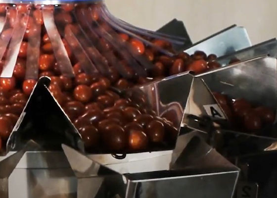 Weigher Multihead веся машины Multihead для машины завалки замороженных продуктов поленики и вишни IQF