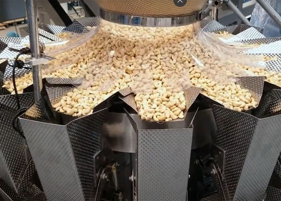 Weigher Multihead веся машины Multihead для зажаренной в духовке чокнутой машины анакардии чокнутой заполняя водоустойчивой