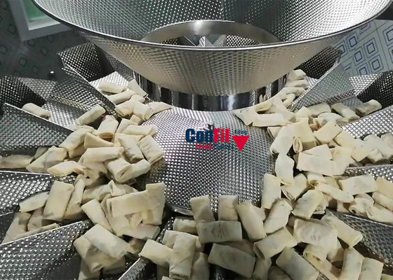 Weigher Multihead веся машины Multihead для блинчика с начинкой замороженных продуктов считая машину завалки